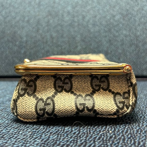 Gucci Vintage Kisslock Cosmetic Case Pouch - Picture 5 of 8